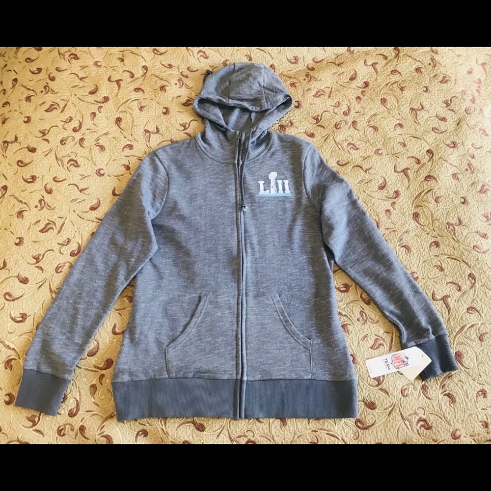 Rare Brand New Limited Edition NFL Team Apparel Super Bowl 52 Sweatshirt Large
